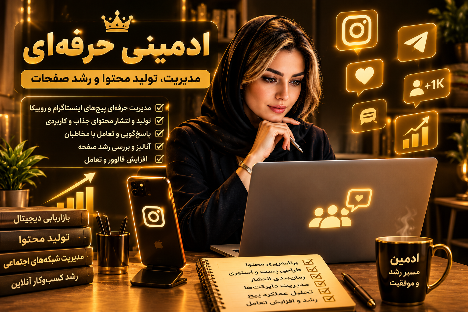 آموزش ادمینی اینستاگرام